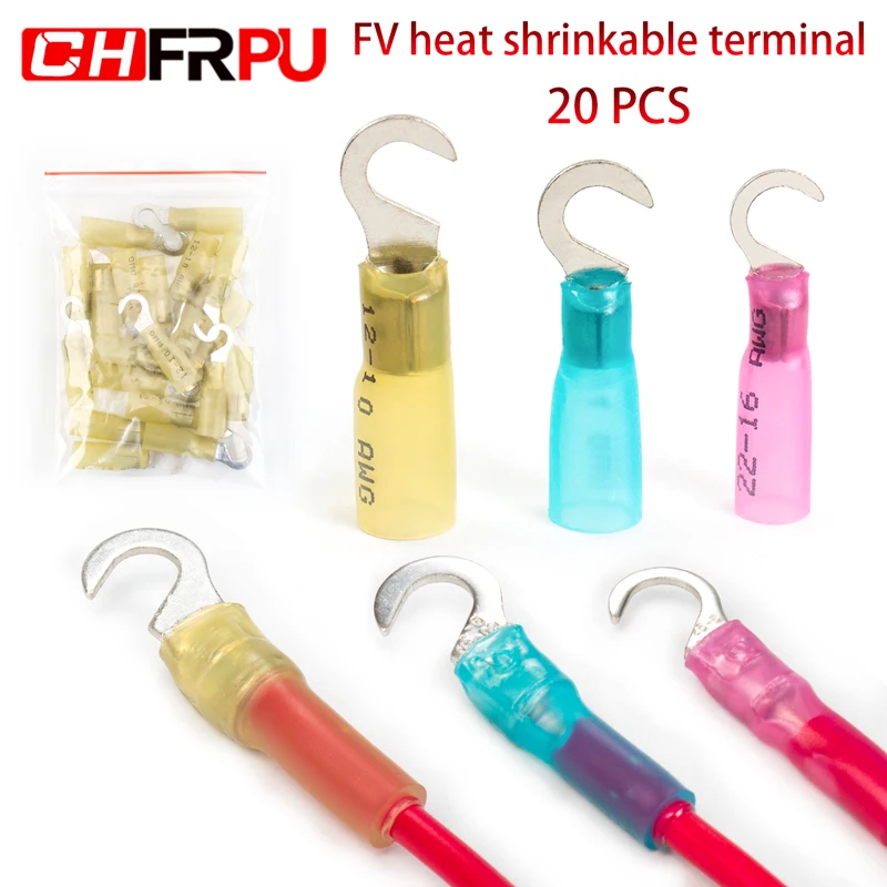 20 шт./1 упаковка водонепроницаемые термоусадочные клеммы | Строительство и ремонт