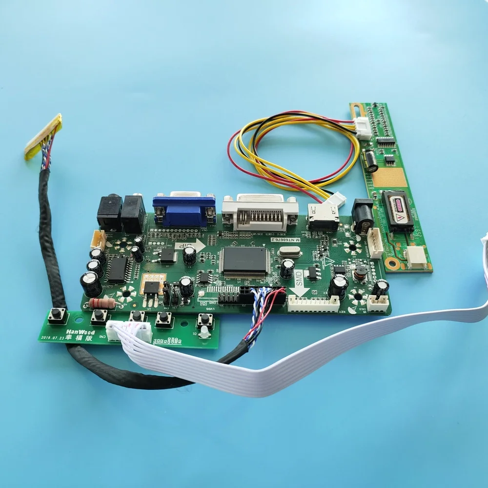 Для B154EW04 V.5 Плата контроллера 30pin LVDS LCD DVI экран панель 15 4 &quotмонитор Комплект VGA HDMI 1
