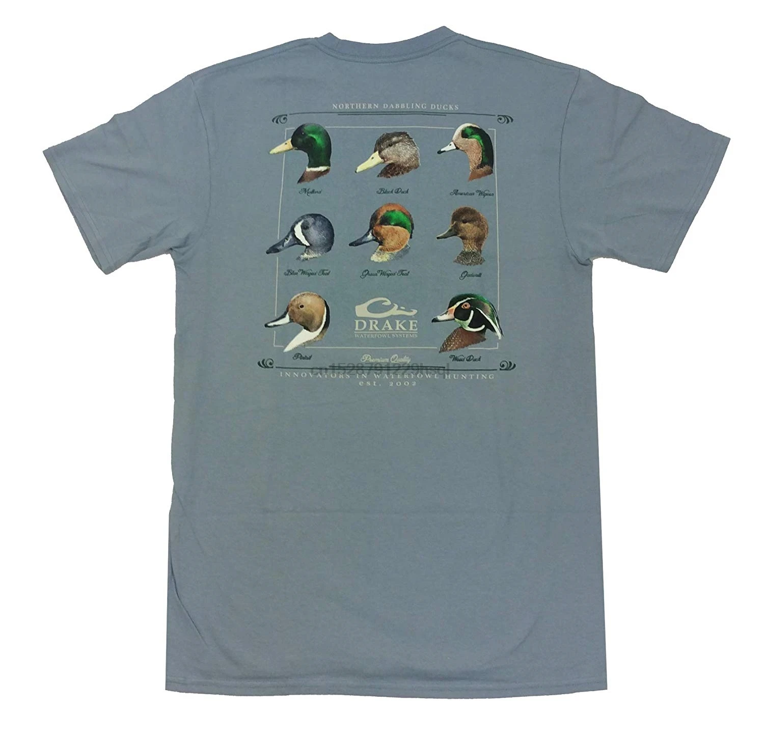 Мужская футболка Drake Duck короткий рукав хлопок Летний стиль | одежда