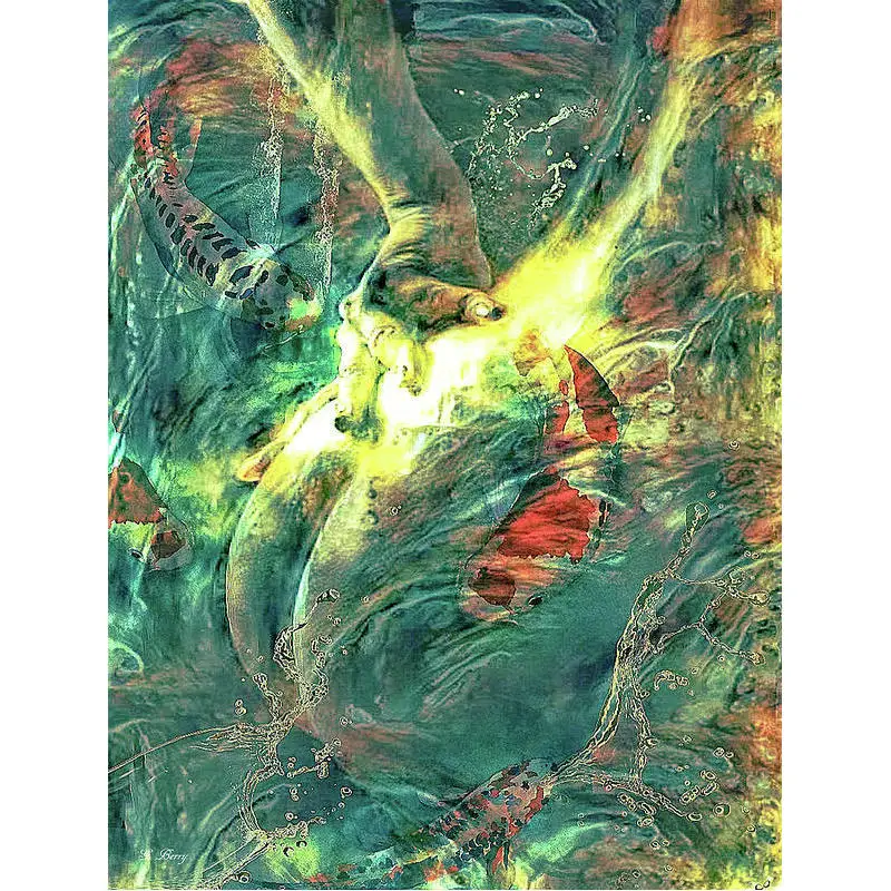 5D алмазная живопись сделай сам с рыбками полная круглая вышивка квадратные