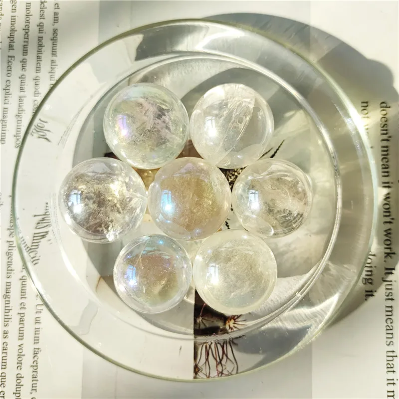 

Натуральный Ангел Аура прозрачный кварцевый хрустальный шар сферы целебные камни для продажи