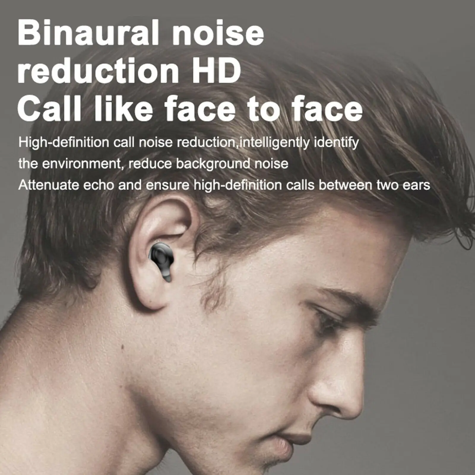 

TWS Wireless Bluetooth Earphone Waterproof Sports Headphone 9D Hifi Stereo Mini Earbuds Noise Canceling Headsets With Microphone