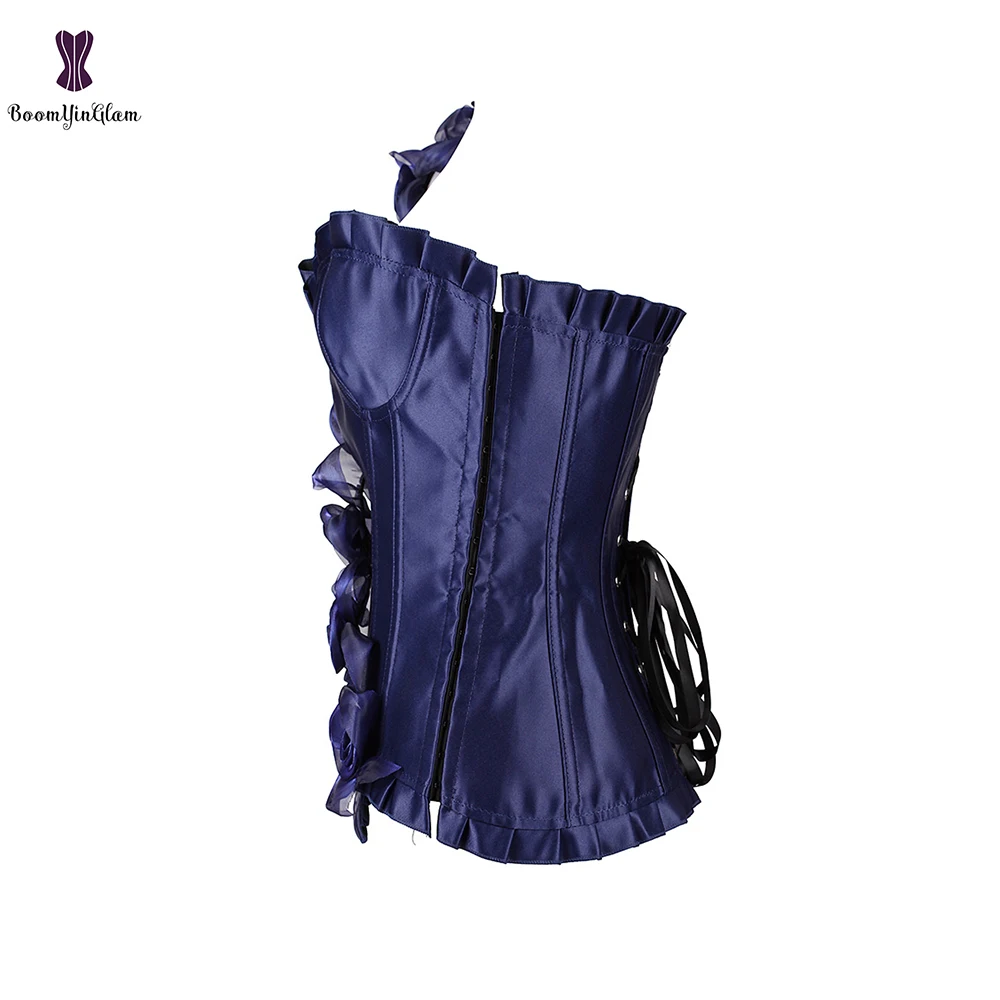 Купи две штуки получи один бесплатно синие корсеты с аппликацией нагрудная чашка