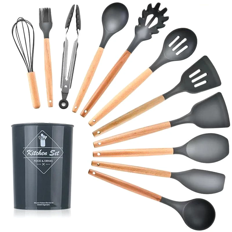 Набор кухонной утвари из силикона 11 шт. | Дом и сад