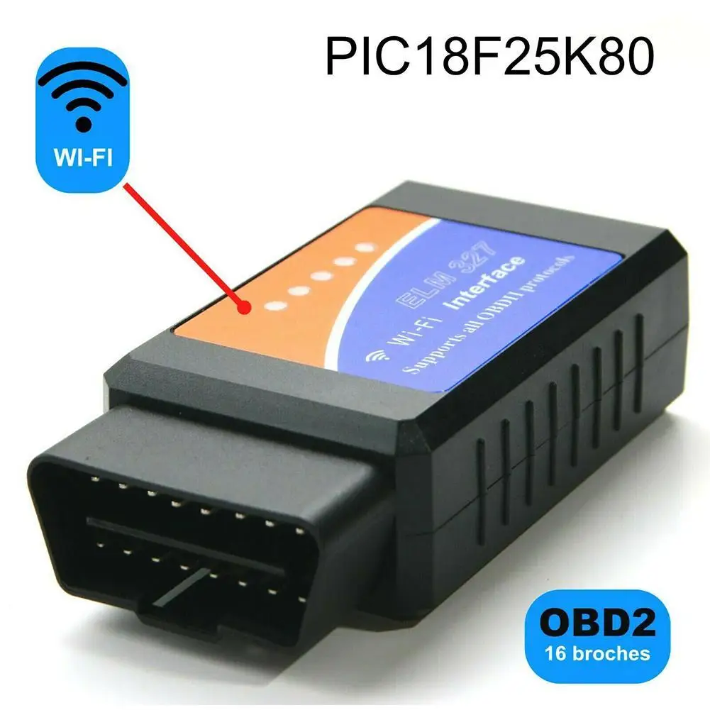 Автомобильный диагностический сканер ELM327 OBD2 V1.5 с поддержкой Wi Fi для Android/iOS кодов