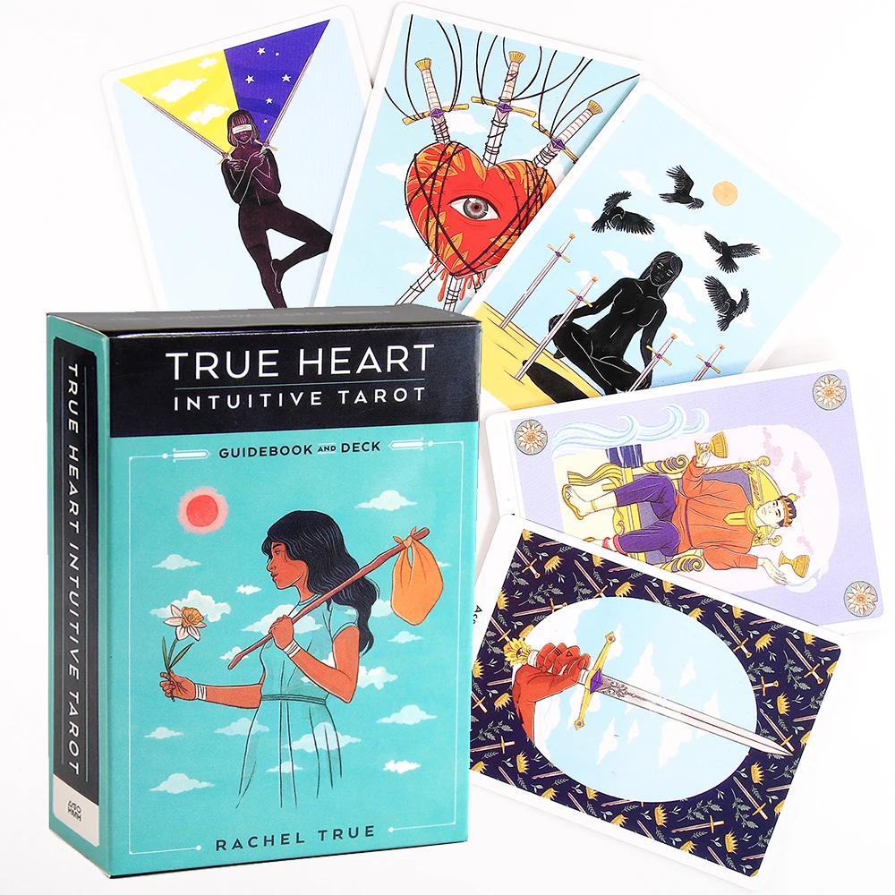 

True Heart Intuitive Tarot Cards Tarot For Beginners With Guidebook Card Game Board Game Exquisite And Guidebook 2021 New