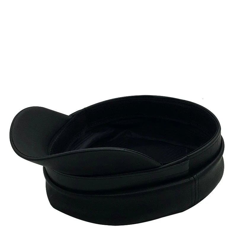 

Beret Female Autumn Winter Hats For Women Ladies 100% Pu Leather Beret Cap Boina Feminina Gorras Bone Vintage England Black