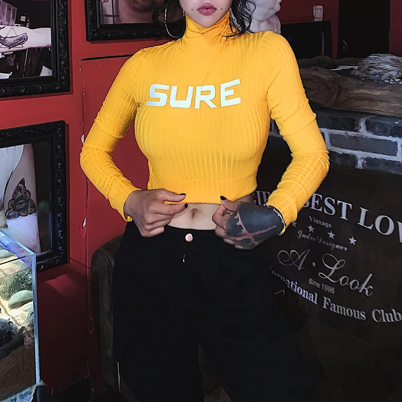 

The New 2020 Women's Printed Monogrammed High-Collared Miniskirt T-Shirt Is Suitable for Other Styles with Unique Design