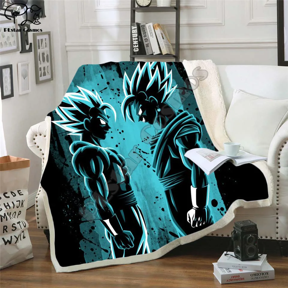 Anime 3D Printed Sherpa Blanket Couch Quilt Cover Travel Bedding Outlet Velvet Plush Fleece Bedspre style-12 | Дом и сад