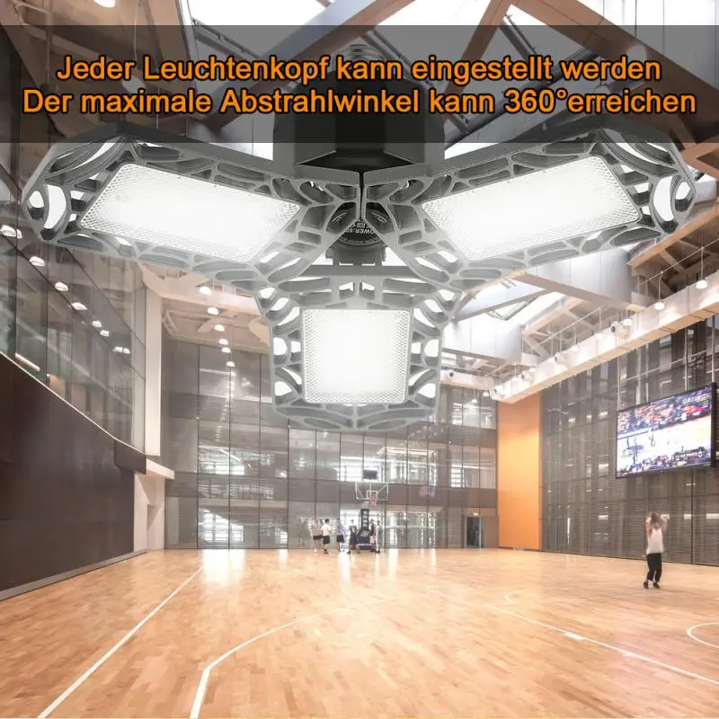 Светодиодный потолочный светсветильник льник для гаража 360 градусов | Лампы и