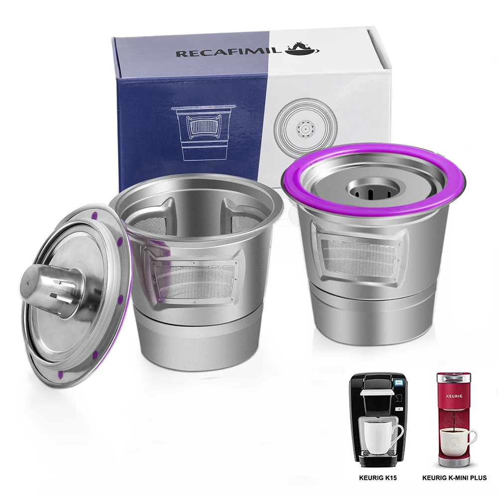 ICafilas Stainless Steel Reusable K Cup  Coffee Filter  Acce