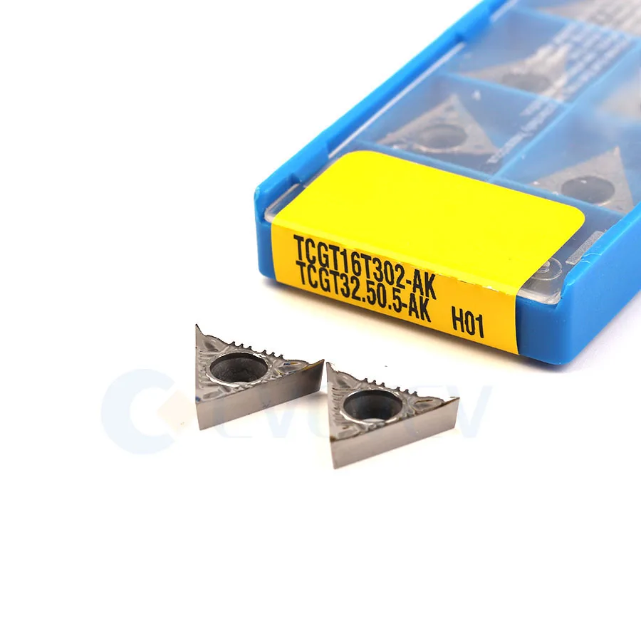 TCGT16T302 TCGT16T304 TCGT16T308 AK H01 высококачественные твердосплавные вставки токарно