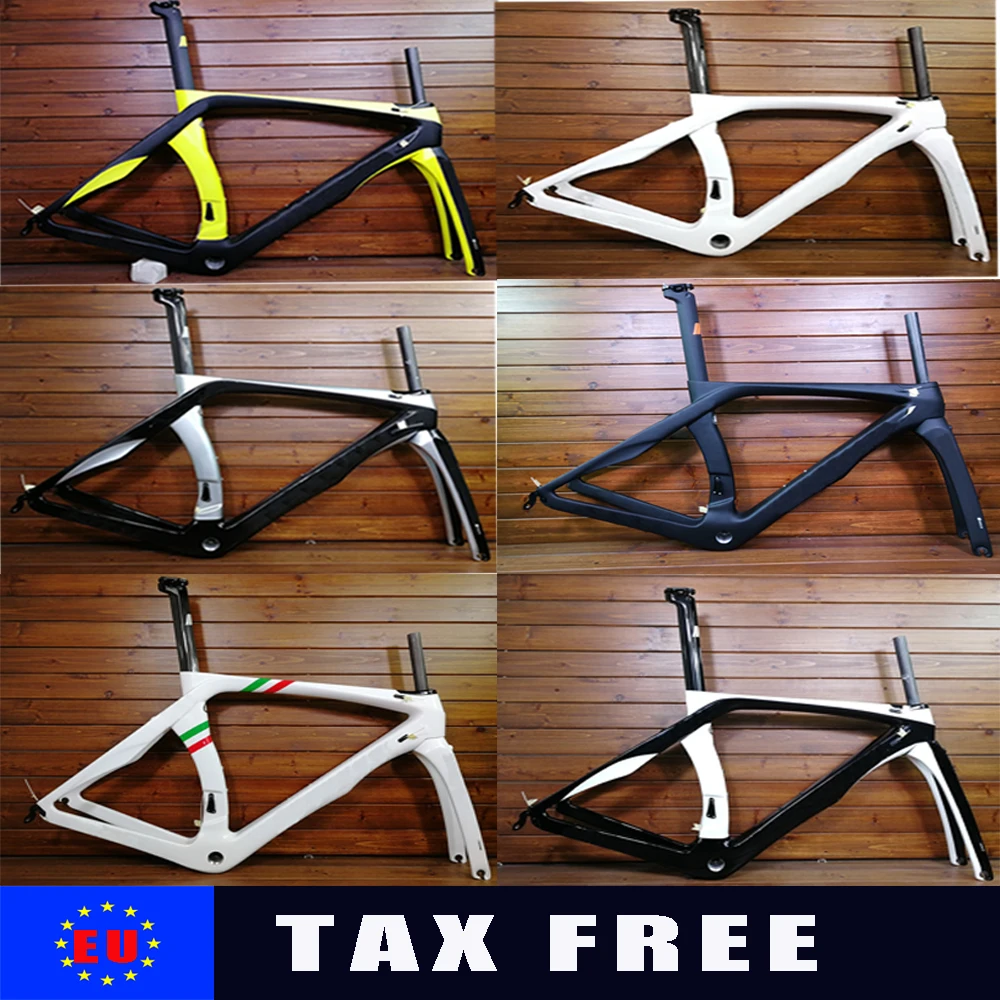 

Рама углеродная для дорожного велосипеда, разноцветная, RB1K, одно отверстие тормоза и два отверстия тормоза XDB/DPD