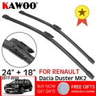 Щетки стеклоочистителя для Renault Duster MK2 2017-2020, 24 дюйма + 18 дюймов