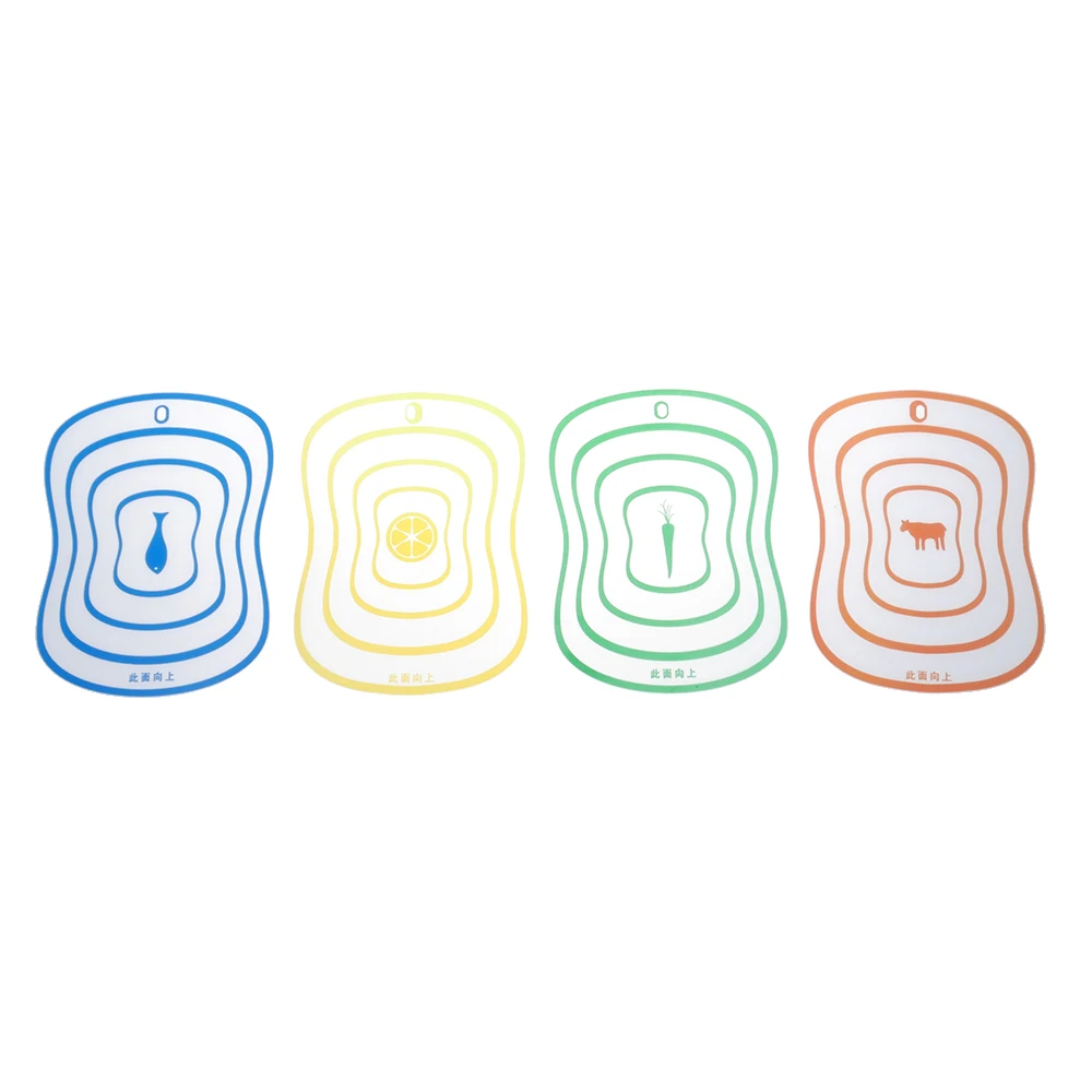 1 шт. Гибкая кухонная пластиковая разделочная доска макетная нескользящий