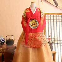 newly 100 real silk hanbok dress traditional korean ceremony costume dangui korean royal costume cosplay hallowen gift