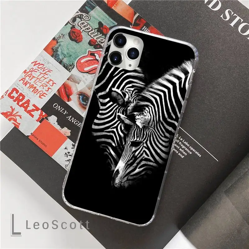

Zebra stripes animal pattern Phone Case For iphone 12 5 5s 5c se 6 6s 7 8 plus x xs xr 11 pro max