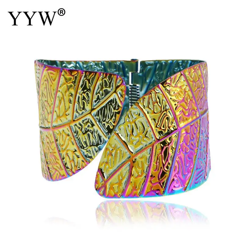 YYW 2020 модный простой растительный браслет Открытый с большим листом на запястье