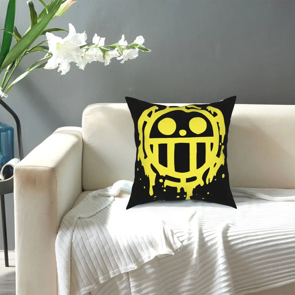 

Heart Pirate One Piece Pillowcover Decoration Cushions Throw Pillow for Sofa Polyester Double-sided Printing Creative