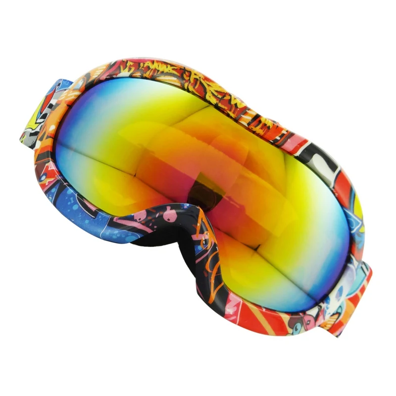 

Children Ski Goggles Double Layers Anti-Fog Ski Mask Glasses Windproof Kids Girls Boys Skiing Snow Snowboard Goggles Eyewear