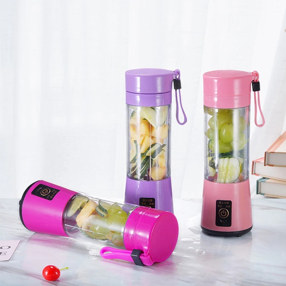 400 мл портативная перезаряжаемая через USB электрическая соковыжималка блендер