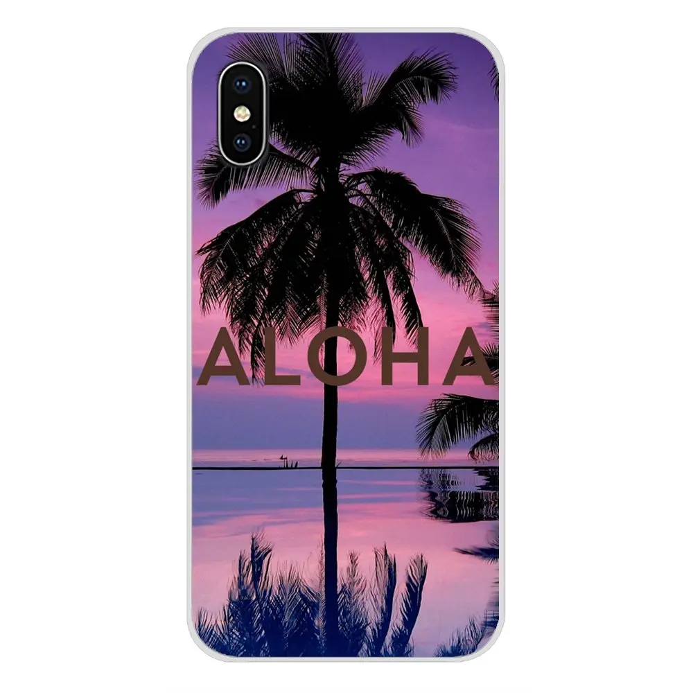 Летние Гавайские aloha аксессуары чехлы для телефонов huawei mate Honor 5X6X7 7A 7C 8 9 10 8C 8X20 30 Lite