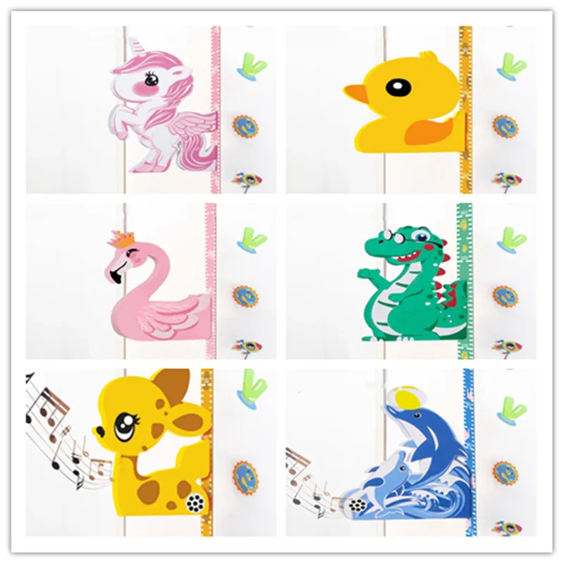 Настенные Стикеры измерительная линейка высоты магнитные адсорбционные