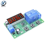 dc 12v 24v time delay relay module 3 button 4 digit digital tube relays timing relay timer thermal control switch for home power