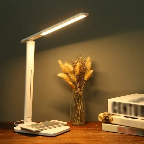 

LED Desk Lamp with Wireless Charging USB Charging Port Night Light