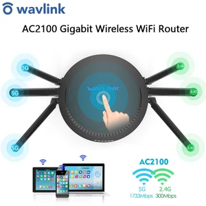 AC2100 маршрутизатор Gigabit 2,4G 5,0 GHz двухдиапазонный 2033 Мбитс беспроводной маршрутизатор Wifi ретранслятор с 6x5dBi высокой антенной усилитель сигнала