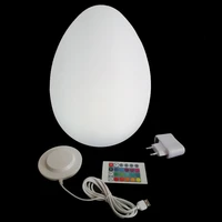 skybesstech d22h28cm glowing in dark led egg lights baby table lamp light ip68 waterproof for bar party free shipping 1pc