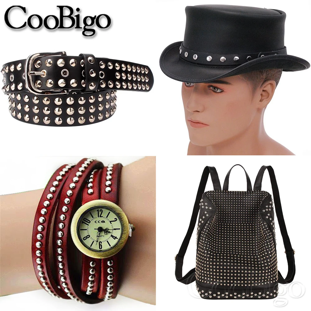 1000 комплектов заклепки-гвоздики круглые шипы для кожаных сумок ремней одежды