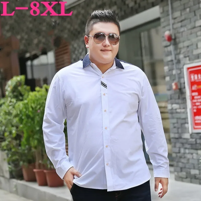 Новинка 8XL 7XL 6XL 5XL брендовые летние весенние мужские Королевский стиль