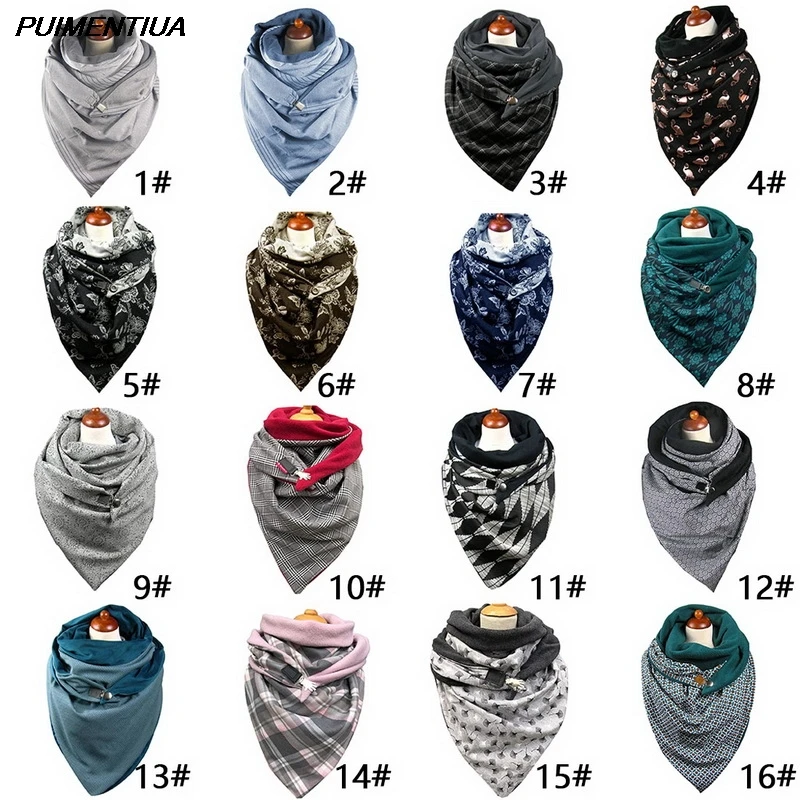 37 стилей шарфы для женщин и мужчин Модные Винтажные Лоскутные зимние теплые шали