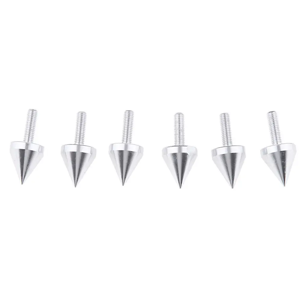 

6Pcs Motorbike Fix Windsheild Fairings License Plate Mounting Parts Spikes Bolts