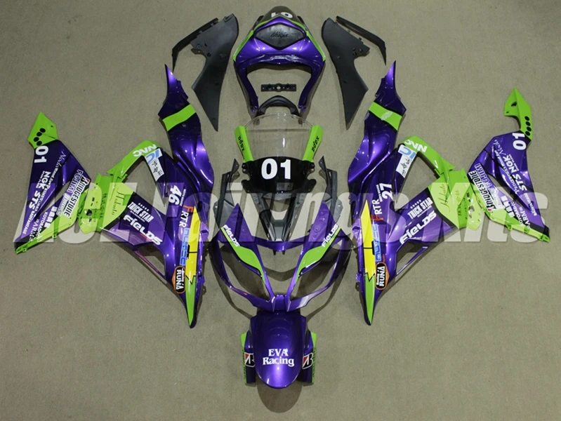 

New ABS Motorcycle Fairings kit Fit For Kawasaki Ninja ZX6R ZX-6R 2013 2014 2015 2016 2017 2018 green purple