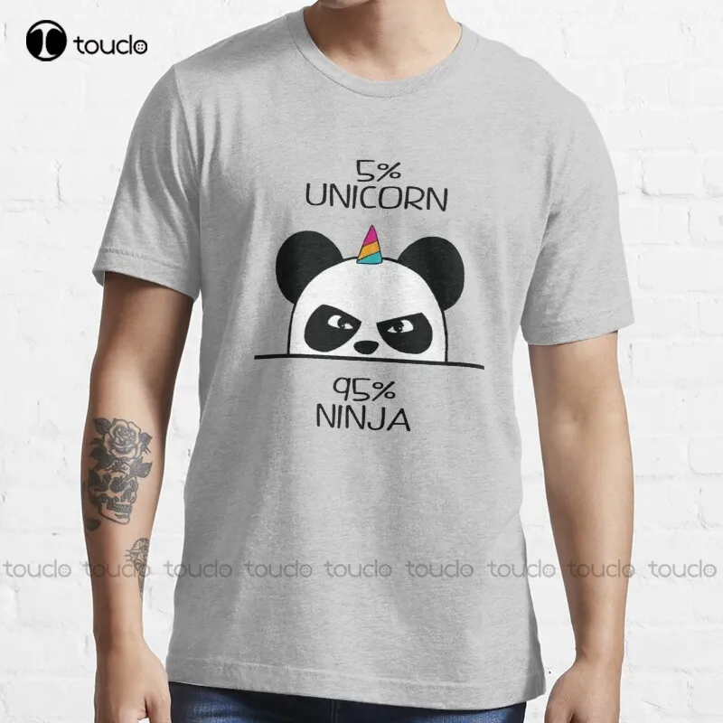

New Unicorn Ninja Panda T-Shirt Women Tshirt S-5Xl Cotton Tee Shirt