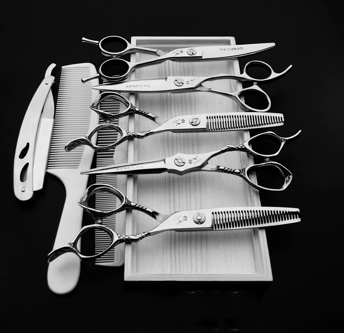 

Original Well Sharpened 6.0 Inch Professional Hairdressing Scissors Hair Cutting Scissors Barber Shears Hair Cut Thinning Tools
