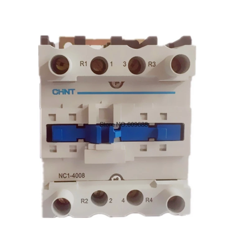 Магнитный контактор CHINT NC1-4008 40A 220V AC 4NO или 2NO/2NC Магнитный контактор CHINT NC1-4008 40A 220V AC 4NO или 2NO/2NC