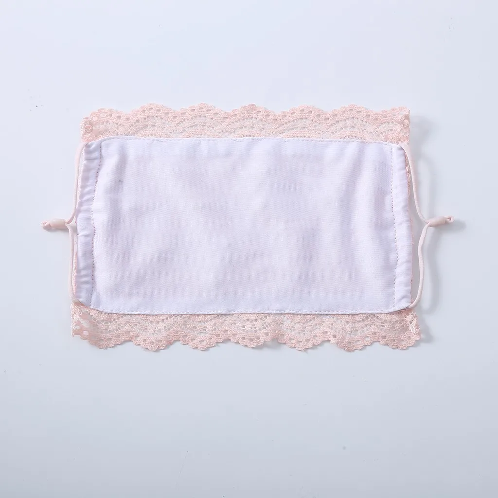 

Fashion Women Lace Reusable Breathable Facemask Protection Washable Face Mouth Cover Protection face coverings mascarilla