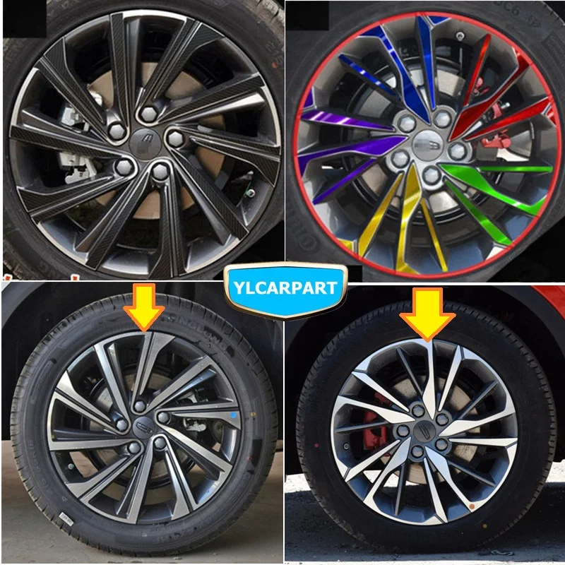 Автомобильная наклейка на обод колеса для Geely легкой протон X50 BinYue SX11| |