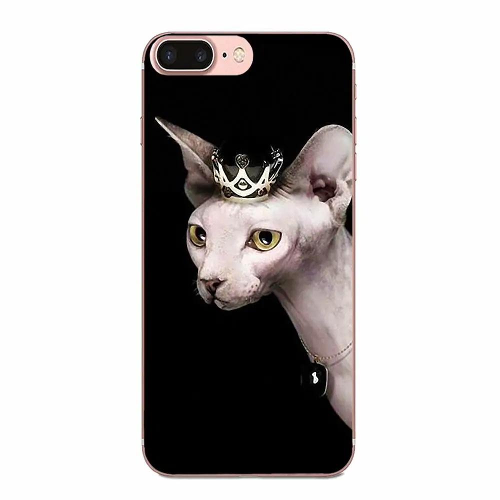 Чехол Sphynx Cat TPU прозрачный для LG K50 Q6 Q7 Q8 Q60 X Power 2 3 Nexus 5 5X V10 V20 V30 V40 Q Stylus.