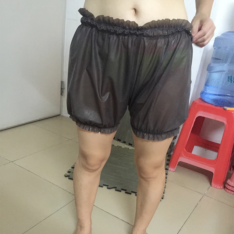 Новое поступление латексные шаровары унисекс короткие штаны ручной работы из 100%