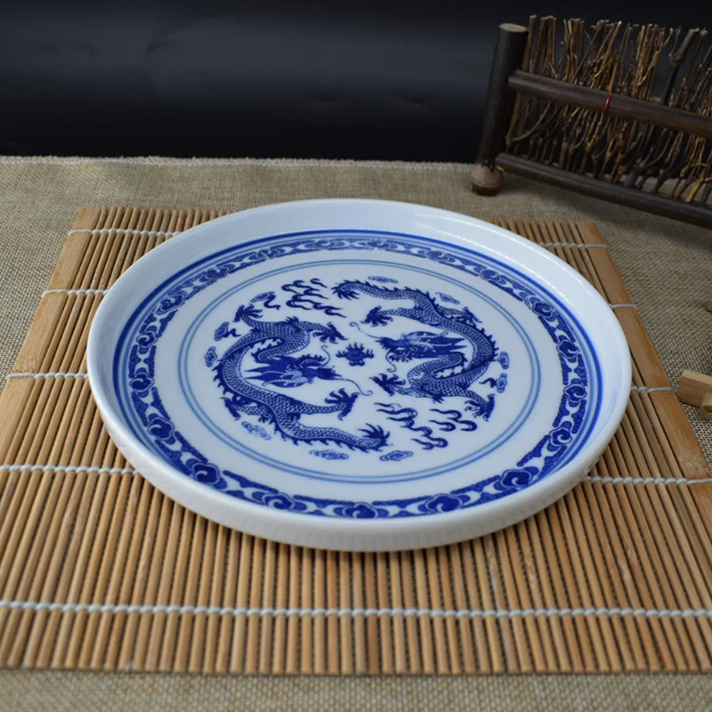 8 шт./лот винный набор Цзиндэчжэнь керамическая чашка горшок поднос голубой и