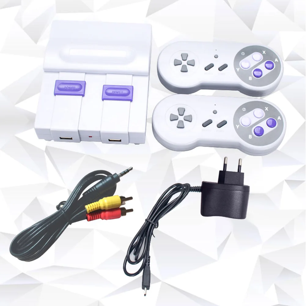 Mini Handheld TV Video Game Console Dual 2.4G Wireless Controller Retro Player Built-in 500 Classic Games US/EU Plug | Электроника