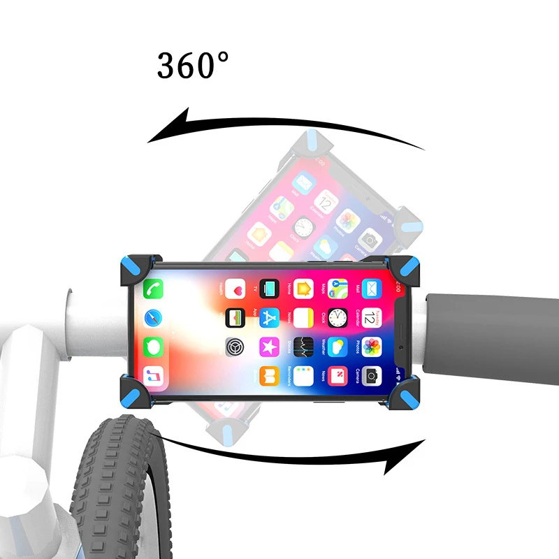 universal motorcycle bike bicycle handlebar mount holder for cell phone gps stand mechanical holder for iphone 11 pro support free global shipping