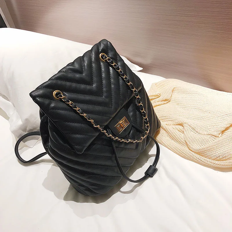 

1PCS Retro Shoulder Bag Summer Bag Women's New Minimalist Chain Backpack Soft Leather Dual-use Bag