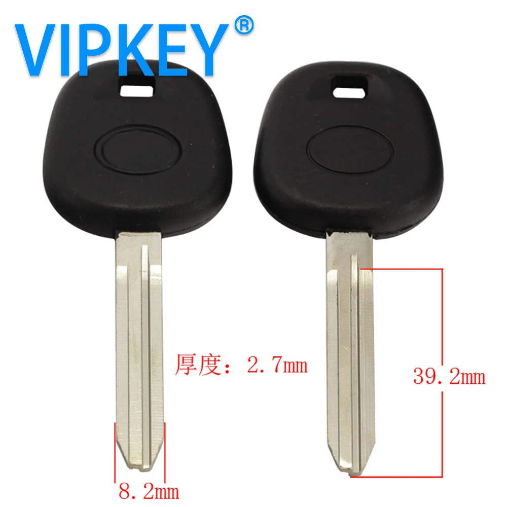 

C146 Plastic left groove car blank key for toyota