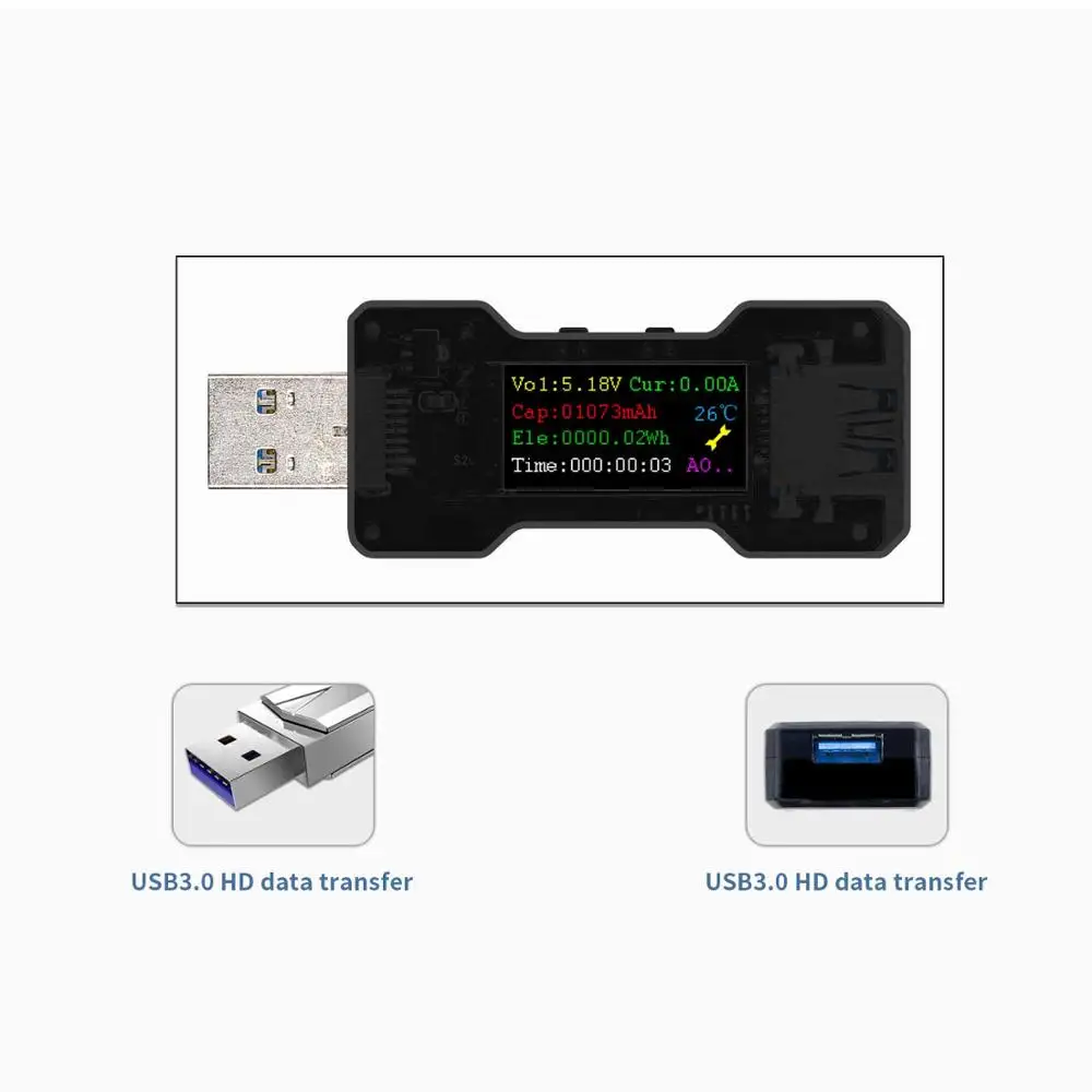 FNB18 USB Тестер DC Цифровой вольтметр amperimetro измеритель напряжения тока Ампер Вольт