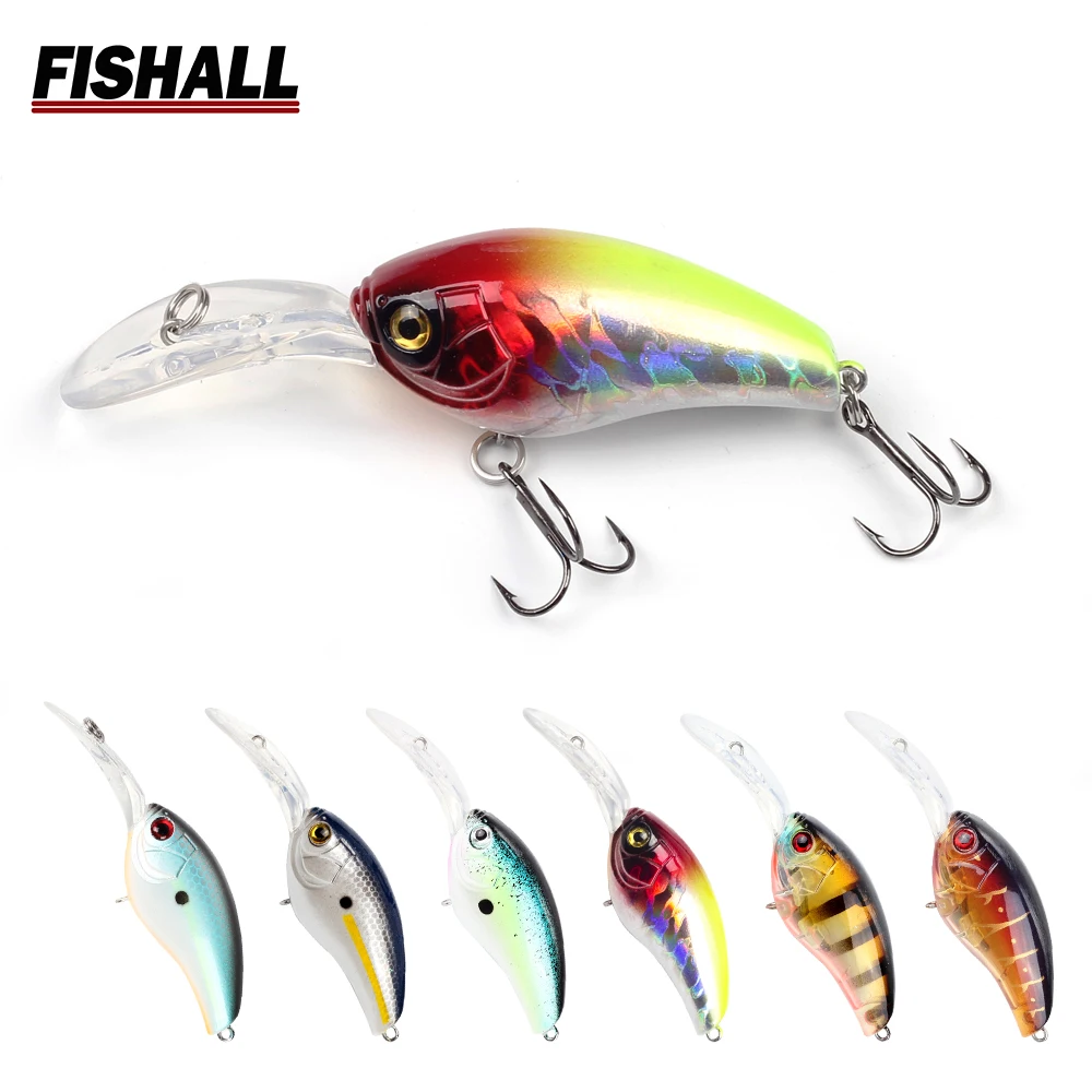 Изогнутая приманка для губ 55 мм 14 г плавающая глубина 1 5 м кренкбейт воблер снасть